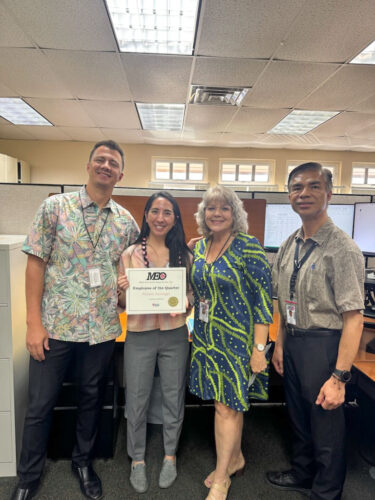 Allison Springer named MEO Employee of the Quarter